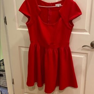 Jun & Ivy Red Mini Dress